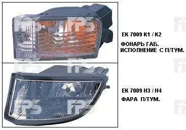 Фара противотуманна DEPO FP 7009 H3-E