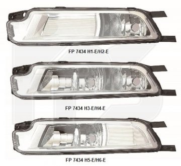 Фара противотуманна DEPO FP 7434 H4-E