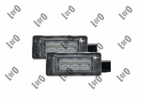 Ліхтар підсвітки номерного знаку LE+PR LED CENA ZA 2SZT. DEPO L382100004LED