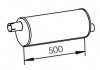 Средний / конечный глушитель ОГ Dinex 62307 (фото 1)