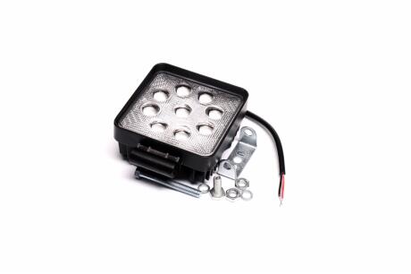 Фара LED квадратна 27W, 9 ламп, 5D <ДК> Dk-Дорожная Карта DK.275D-S