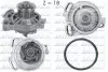 Помпа системи охолодження 2.4TD 10V VW Transporter T4 90-03 DOLZ A176 (фото 1)