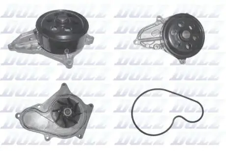 Насос охолоджуючої рідини, з ущільненням HONDA ACCORD VIII, CR-V III, CR-V IV 2.2D 01.07- DOLZ H146