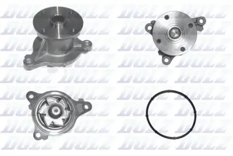 Насос охолоджуючої рідини, з ущільненням HYUNDAI ACCENT IV, ACCENT V, I20 ACTIVE, I20 II, I20 III, I30, SOLARIS 1.4/1.4LPG 11.10- DOLZ H242