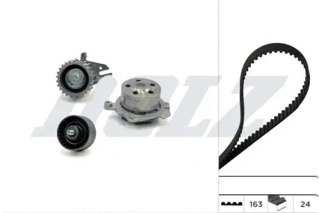 ALFA ROMEO К-кт ГРМ (помпа + ремень + ролик) 147 (937_) 1.6 16V T.SPARK ECO 01-10, 156 Sportwagon (932_) 1.6 00-06 DOLZ KD086