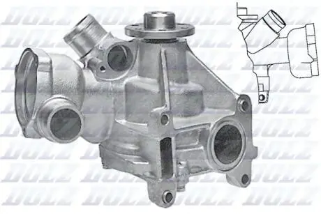 Водяной насос MB 190 (W201) COUPE (C124) E-CLASS (W124) G-CLASS (W463) KOMBI (S124) S-CLASS (W126) S DOLZ M174
