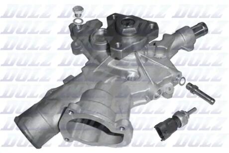 Насос охолоджуючої рідини OPEL AGILA, ASTRA G, ASTRA G CLASSIC, ASTRA H, ASTRA H CLASSIC, ASTRA H GTC, COMBO TOUR, COMBO/MINIVAN, CORSA C, CORSA C/HATCHBACK, CORSA D 1.0-1.4LPG 02.98- DOLZ O274