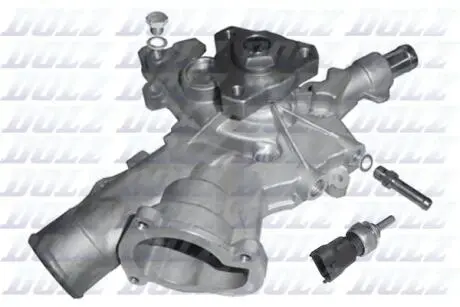 Насос охолоджуючої рідини OPEL AGILA, ASTRA G, ASTRA G CLASSIC, ASTRA H, ASTRA H CLASSIC, ASTRA H GTC, COMBO TOUR, COMBO/MINIVAN, CORSA C, CORSA C/HATCHBACK, CORSA D 1.0-1.4LPG 02.98- DOLZ O274