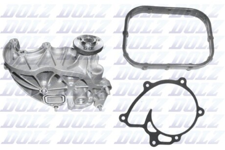 Водяний насос CHEVROLET,OPEL Captiva/Cruze/Orlando/Antara "2,0-2,2" 10>> DOLZ O275