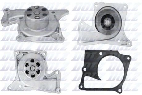 Помпа води Renault Kangoo/Clio/Duster/Laguna/Megane/Nissan Qashqai/Juke/MB 1.5dCi 09- (Ext.)(12лоп) DOLZ R242