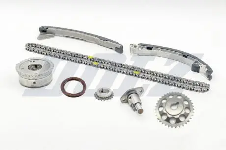 Комплект ланцюга ГРМ Toyota Avensis/Corolla/Rav 4 1.4/1.6/1.8 99- (z=130) (симплекс) DOLZ SKCT114V