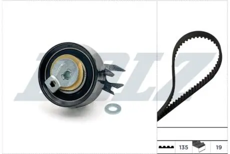 Комплект ГРМ VW Caddy II/Polo 1.0/1.4 95-04 (19x135) DOLZ SKD230
