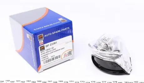Повторювач повороту на дзеркало Ford Custom 12- (R) (білий) DP DP Group BP 23381