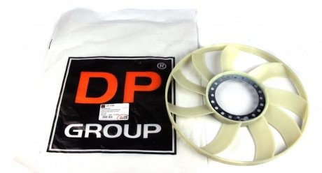 Крыльчатка вентилятора Ford Transit 2.5D/TD (белая, круглая)) DP DP Group CS 1706
