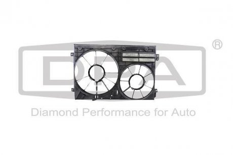 Диффузор вентилятора Skoda Octavia (04-13,14-)/VW Golf (04-),Jetta (06-),Passat (06-13)/Seat Leon (06-10),Toledo (05-09) DPA 11210808502 (фото 1)