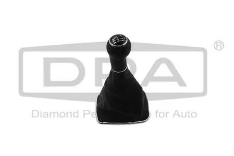 Ручка КПП с пыльником черный 5 ступ VW Bora (98-05),Golf (97-05) DPA 77110000102