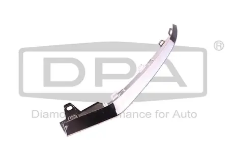 Окантовка для переднього бампера, права, плакована DPA 81018102