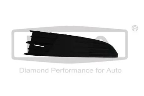 Решетка противотуманной фары левый (черный) Skoda Fabia III (NJ3) (14-) DPA 88071804102