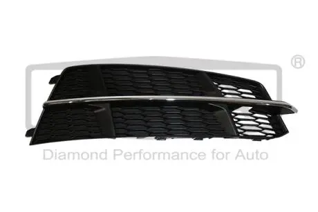 Решетка противотуманной фары правой Audi A6 (11-) с хром. полоской DPA 88071855002