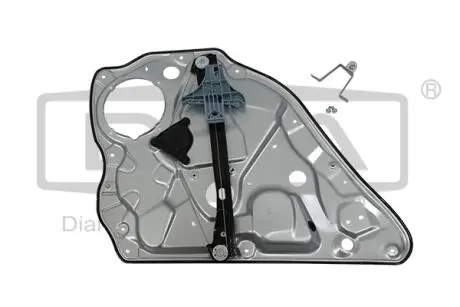 Склопідйомник задній правий без моторчика з рамкою VW Polo (02-10) DPA 88390295502
