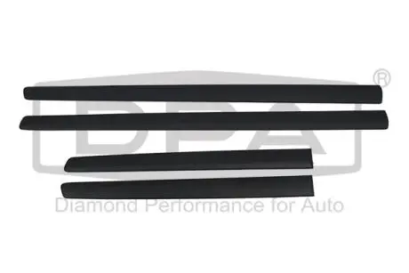 Молдинг двери (комплект 4 шт) VW Polo (01-09,09-) DPA 88530006502