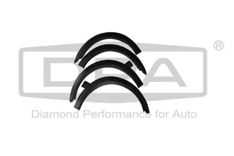 Комплект накладок колесной арки (4шт) VW Golf III (1H1) (93-97) DPA 88530028002