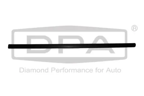 Молдинг двери передней правой (черный) Skoda Octavia I (1U2) (96-10) DPA 88531289502