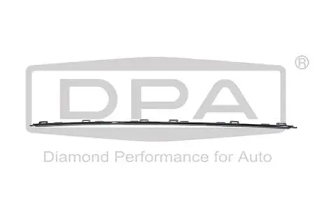 Молдинг заднього бампера центральний VW Passat (3G2) (14-) DPA 88531784402