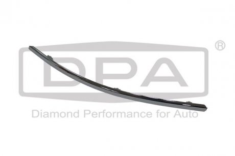 Молдинг переднього бампера лівий (хром) Audi A6 (04-11) DPA 88531788202