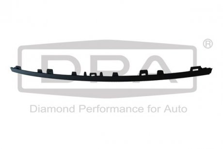 Молдинг переднего бампера нижний центральный (черная) Skoda Superb II (3T4) (08-15) DPA 88531800002 (фото 1)