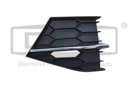 Решетка противотуманной фары передней правой (хром полоса) Skoda Superb (15-) DPA 88531817702