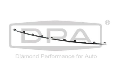 Накладка переднього бампера хром Skoda Octavia (20-) DPA 88531825202