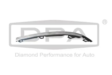 Накладка на задній бампер ліва VW Tiguan (16-) хром DPA 88531826202
