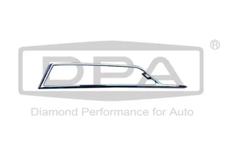 Накладка решітки бампера права хром Skoda Octavia (20-) DPA 88531826802