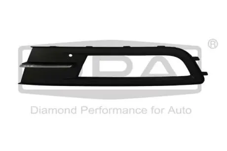 Решетка противотуманной фары левая с полосой VW Passat (14-) DPA 88541793402