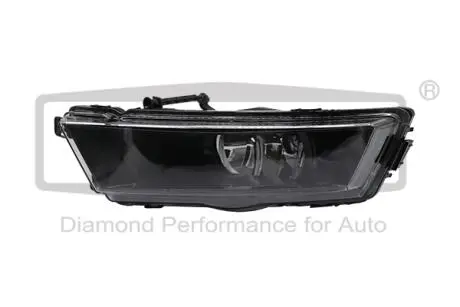 Фара противотуманная правая (галоген.,черная) Skoda RAPID (NH3) (12-) DPA 89411789102