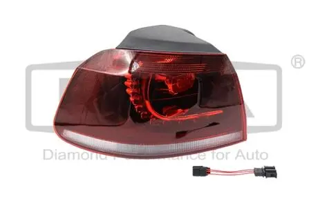 Фонарь левый внешний LED VW Golf VI (09-13) DPA 89450624902