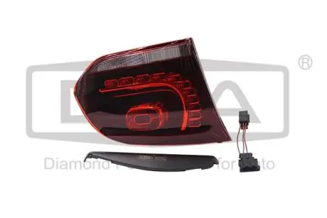 Фонарь заднй левый внутренний LED вишнево-красный VW Golf (09-13) DPA 89450625102
