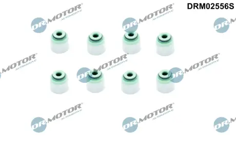 Сальники клапанiв к-т 8 шт DR.MOTOR DRM02556S