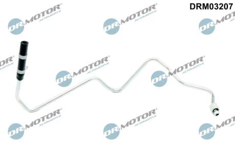 Трубка турбокомпрессора ДВЗ (чорний метал) DR.MOTOR DRM03207