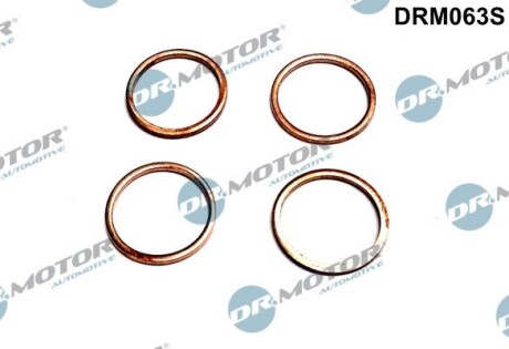 Кiльце форсунки к-т 4шт. 17x20x1,5mm DR.MOTOR DRM063S (фото 1)