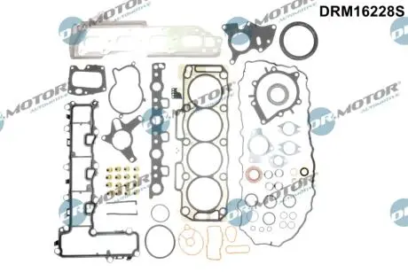 Комплект прокладок двигуна 59 елементiв DR.MOTOR DRM16228S