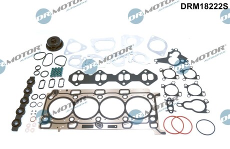 Комплект прокладок з різних матеріалів DR.MOTOR DRM18222S