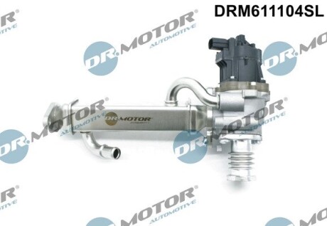 Клапан рециркуляцiї з AGR-радiатором DR.MOTOR DRM611104SL