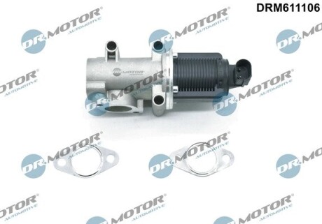 Клапан рециркуляцiї FIAT DOBLO 00-/STILO 01-08/ALFA ROMEO 156 97-06 DR.MOTOR DRM611106