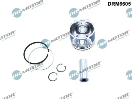 Поршень з поршневими кiльцями DR.MOTOR DRM6605