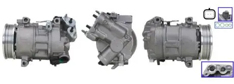 Компрессор кондиционера Citroen Berlingo/Peugeot Partner/Opel Combo 1.2-1.5D 18- DRI 700510996
