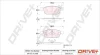KLOCKI HAM. PRZУD FORD KUGA 13- Drive+ DP1010101095 (фото 1)
