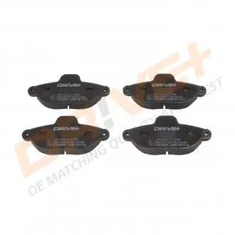 Колодки гальмівні (передні) Fiat Panda 03-/Punto 93-12 Drive+ DP1010101249
