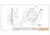 TARCZA HAM. PRZУD VW GOLF III 2.0 16V 280X22 Drive+ DP1010111040 (фото 1)